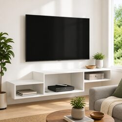 Wall-Mounted TV Cabinet with Ample Storage - 150cm