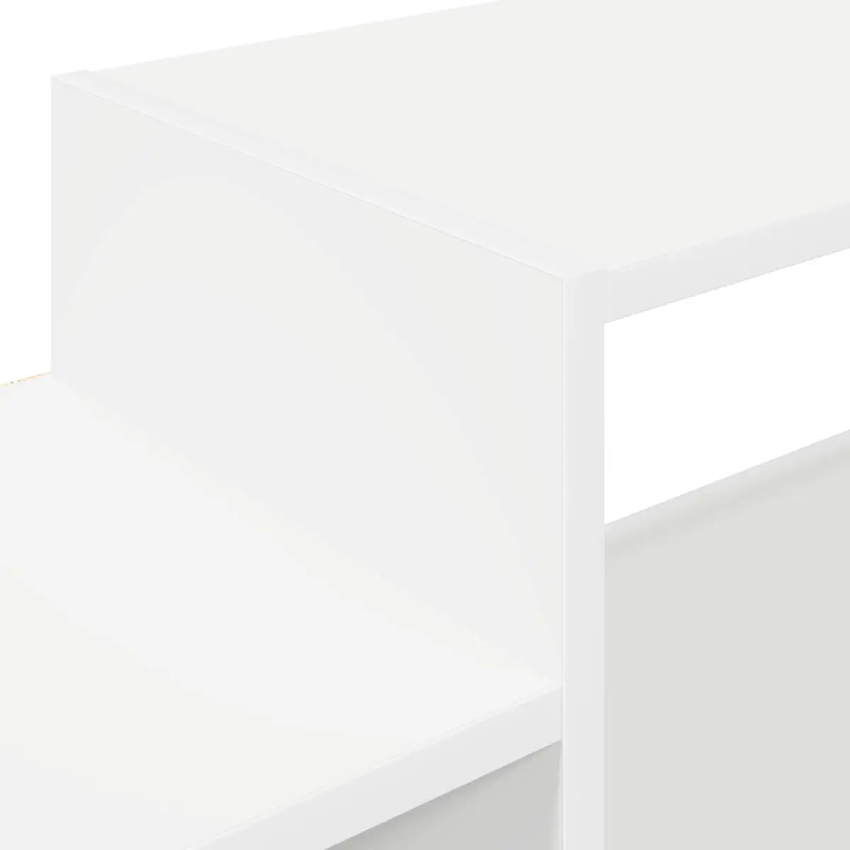 Wall-Mounted Storage Unit Modern White 150cm Organiser for Living Room