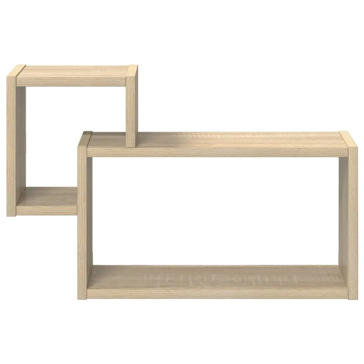 Wall Shelf Space Saving Wall-Mounted 55 x 15 x 35 cm Brown
