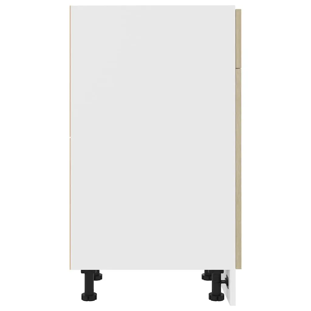 Kitchen Cabinet Compact Storage Brown Engineered Wood 50 x 46 x 81.5 cm