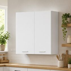 Wall-Mounted Kitchen Cabinet with Engineered Wood Design