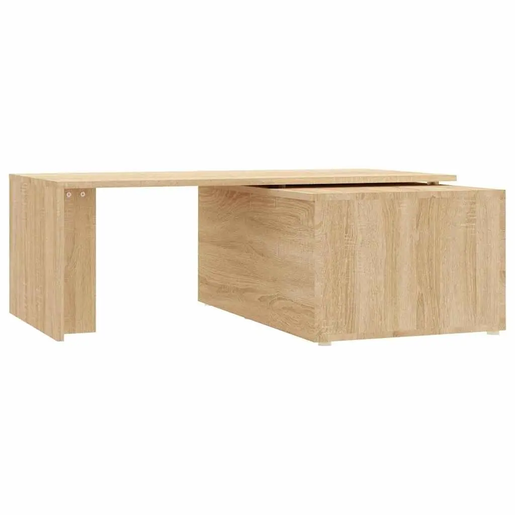 Coffee Table Spacious Top 150x50x35cm Brown Engineered Wood
