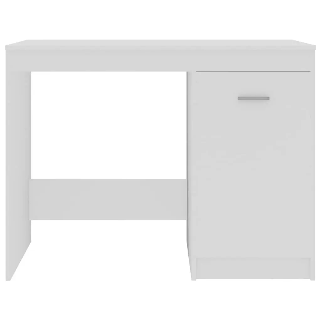 Office Desk with Storage Cabinet Modern 100x50x76 cm White