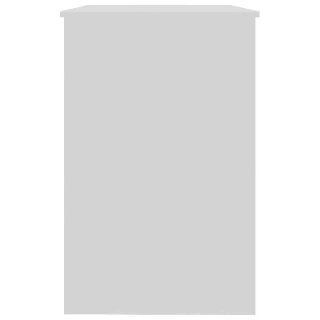Office Desk with Storage Cabinet Modern 100x50x76 cm White