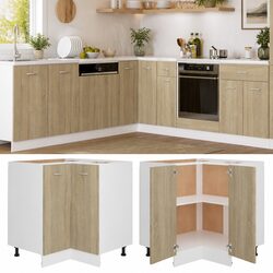 Engineered Wood Corner Bottom Cabinet - 75.5x81.5 cm