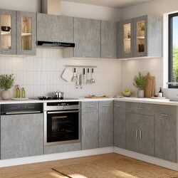 Wall-Mounted Glass Cabinet for Kitchen Storage