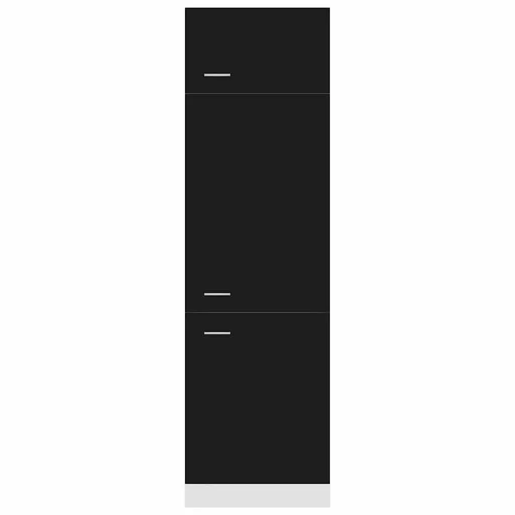 Refrigerator Cabinet Space Optimiser 60x57x207 cm Black