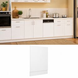 45x3x67 cm White Dishwasher Cover Panel