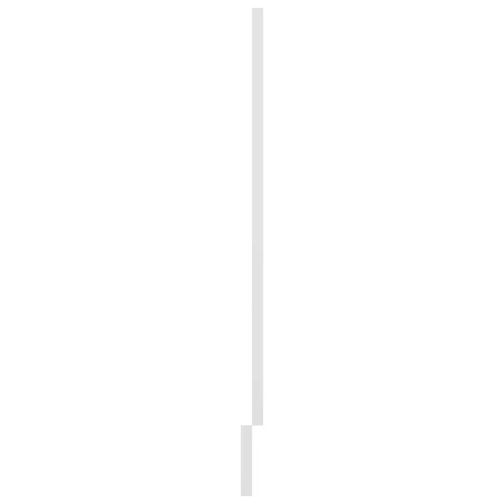 Dishwasher Front Cover Engineered Wood White 59.5cm x 67cm Kitchen Cabinet Panel