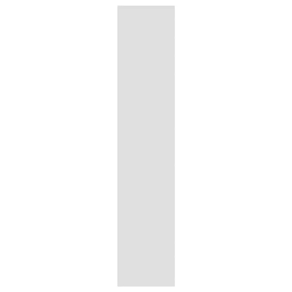 Wall Shelf Open Compartments 90x16x78 cm White