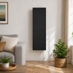 Black Engineered Wood Wall-Mounted TV Cabinet 30.5x30x90 cm