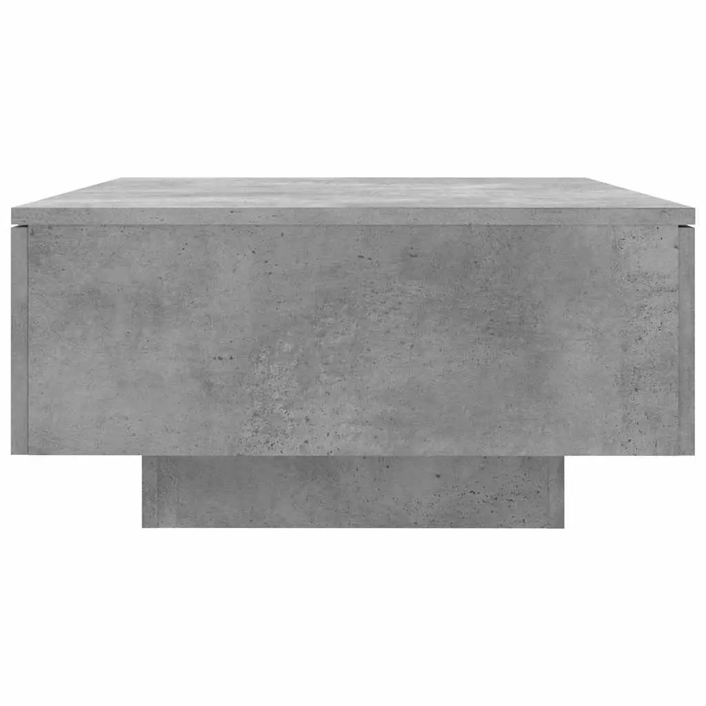Coffee Table Stable Surface 90x60x31 cm Grey Engineered Wood