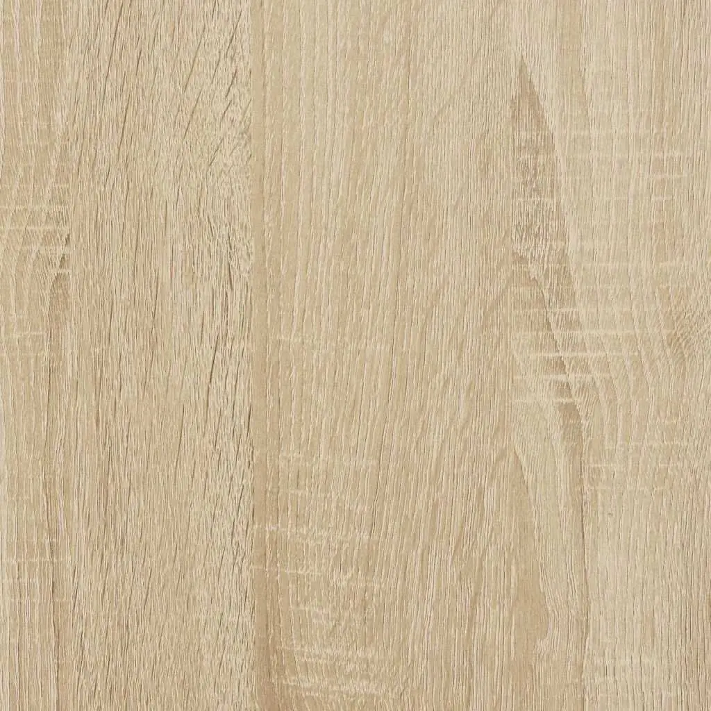 Dining Table Sturdy Spacious Brown Sonoma Oak Engineered Wood