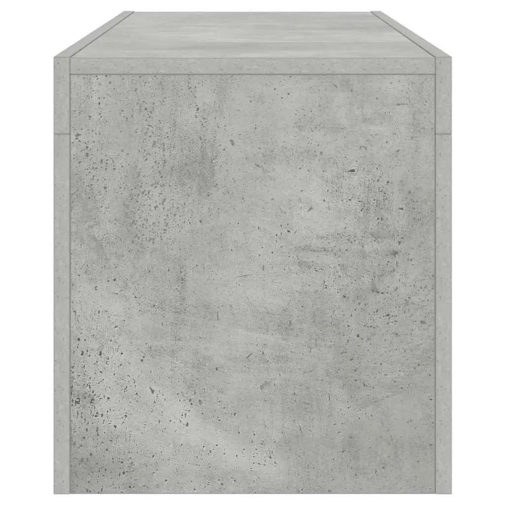 TV Stand LED Lights Media Storage Unit Grey 120cm
