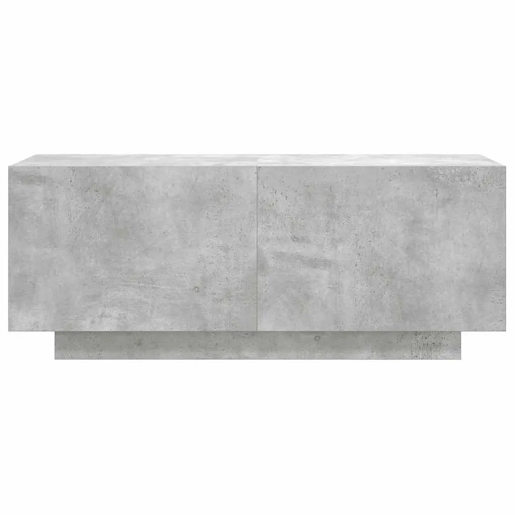 TV Cabinet Engineered Wood Organised Storage 100x35x40 cm Concrete Grey
