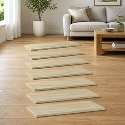 Engineered Wood Bookshelf Panels, Set of 8