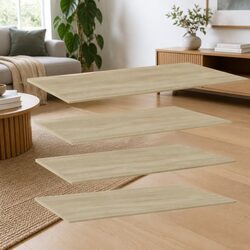 Wall Mounted Floating Shelf Boards - 4 Piece Set in Brown