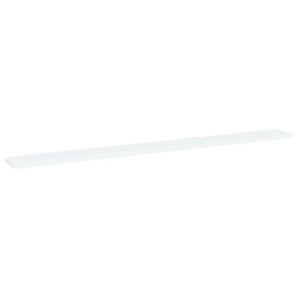 Bookshelf Boards Floating Shelves Storage 100 x 10 x 1.5 cm White 8 Pieces