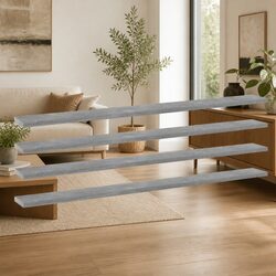 Engineered Wood Floating Shelf Boards - Set of 4