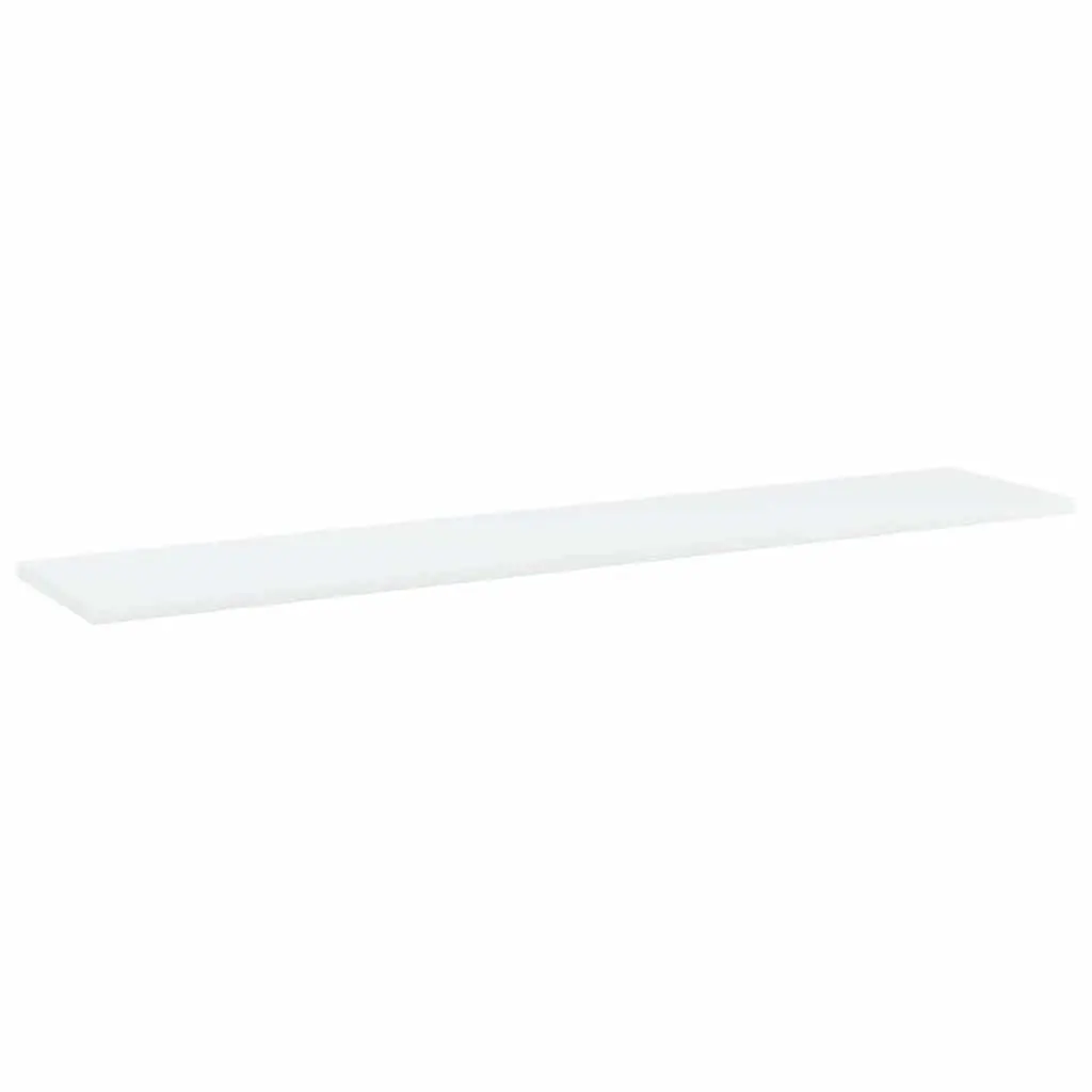Floating Bookshelf Boards 4 Pack White Wall Mount Storage Shelves Display
