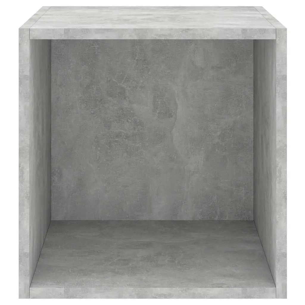 Wall Cabinet Floating Shelf Storage Unit Grey 37x37x37 cm Engineered Wood Pair