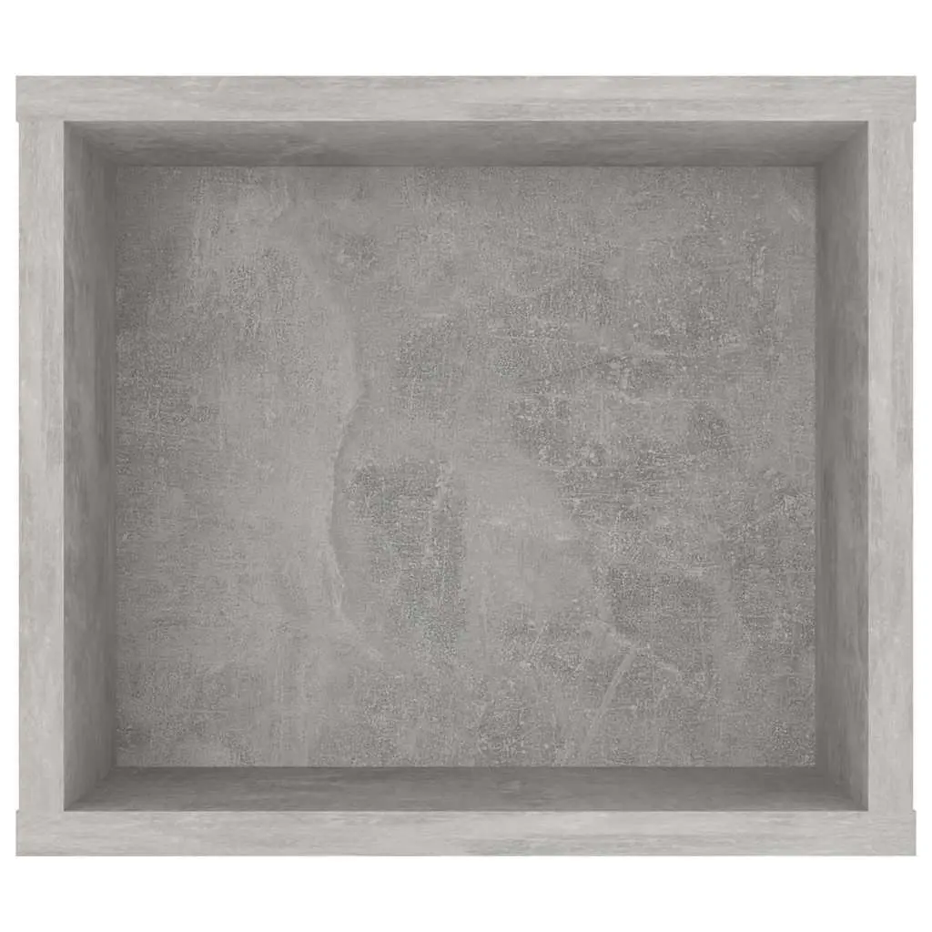 Hanging TV Cabinet Wall-Mounted Storage Open Compartments Grey 100 x 30 x 26.5 cm