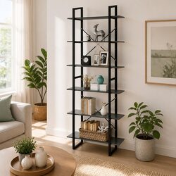Grey High Cabinet - Engineered Wood Bookcase