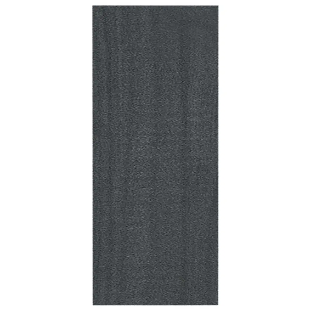 Grey Book Cabinet Solid Pinewood Display Unit Shelving Storage 40x30x71.5cm