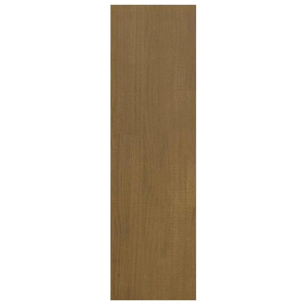 Book Cabinet Room Divider Storage Unit Brown Solid Pinewood 40x30x103.5cm