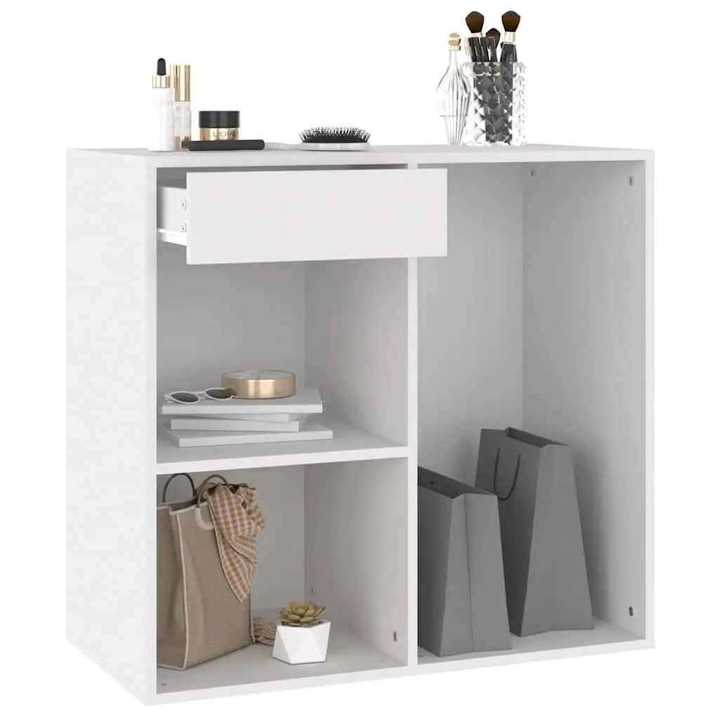 Cosmetic Cabinet Storage Unit Moisture Resistant White 80 x 40 x 75 cm