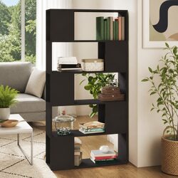 Engineered Wood Book Cabinet and Room Divider