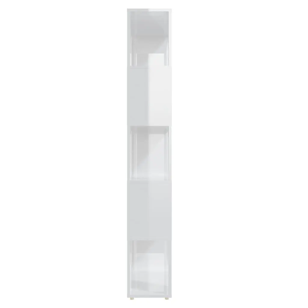 Book Cabinet Room Divider Storage White 80x24x155 cm