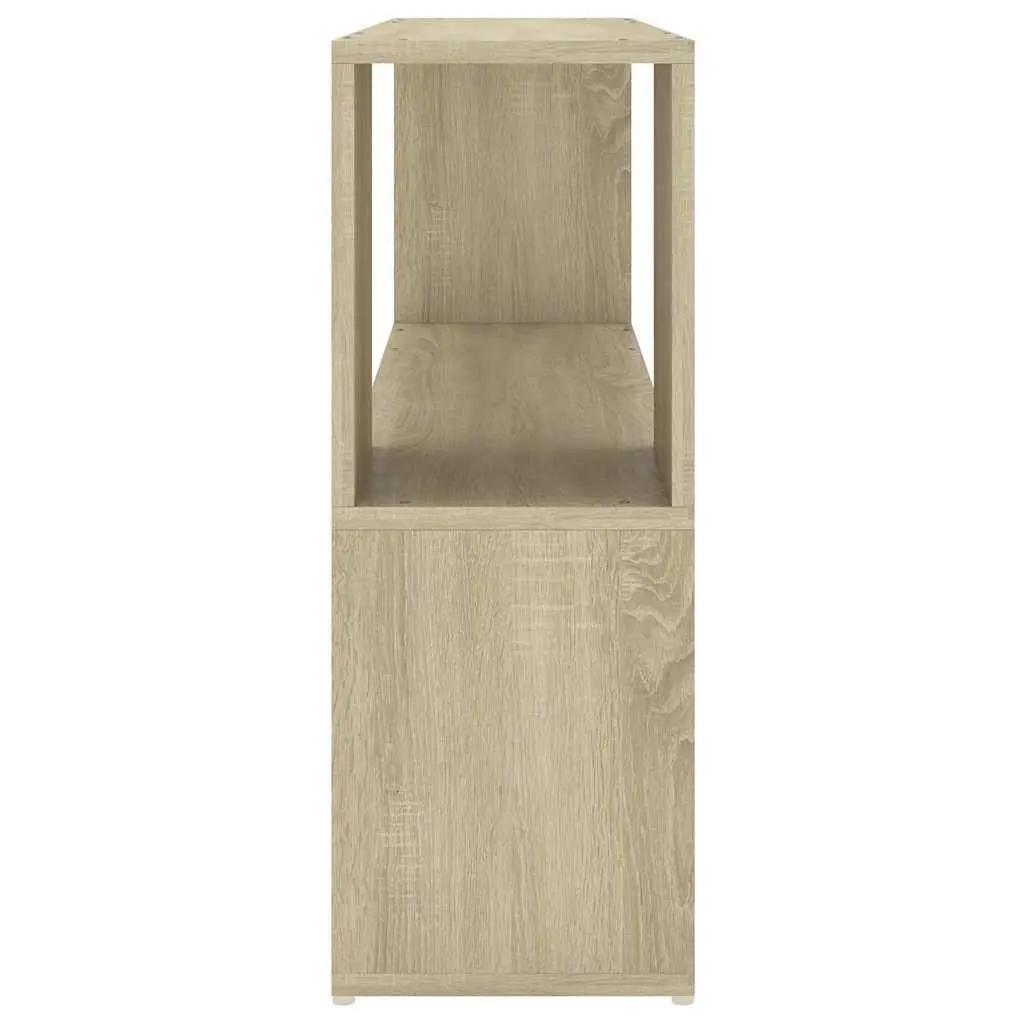 Open Shelving Book Cabinet for Organizing Brown Engineered Wood 100x24x63cm