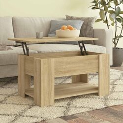 Stylish Brown Lift Top Coffee Table for Modern Homes