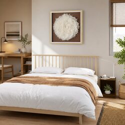Set of 2 Solid Pinewood Bedside Cabinets in Honey Brown
