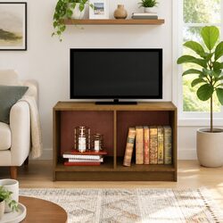 Brown Wooden TV Cabinet with Ample Storage Space