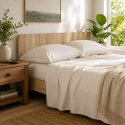 160cm Bed Headboard in Brown Engineered Wood Panel