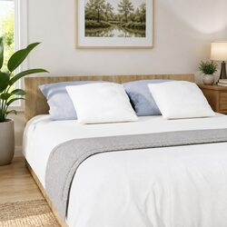 Engineered Wood Wall-Mount Bed Headboard 200x1.5x80 cm