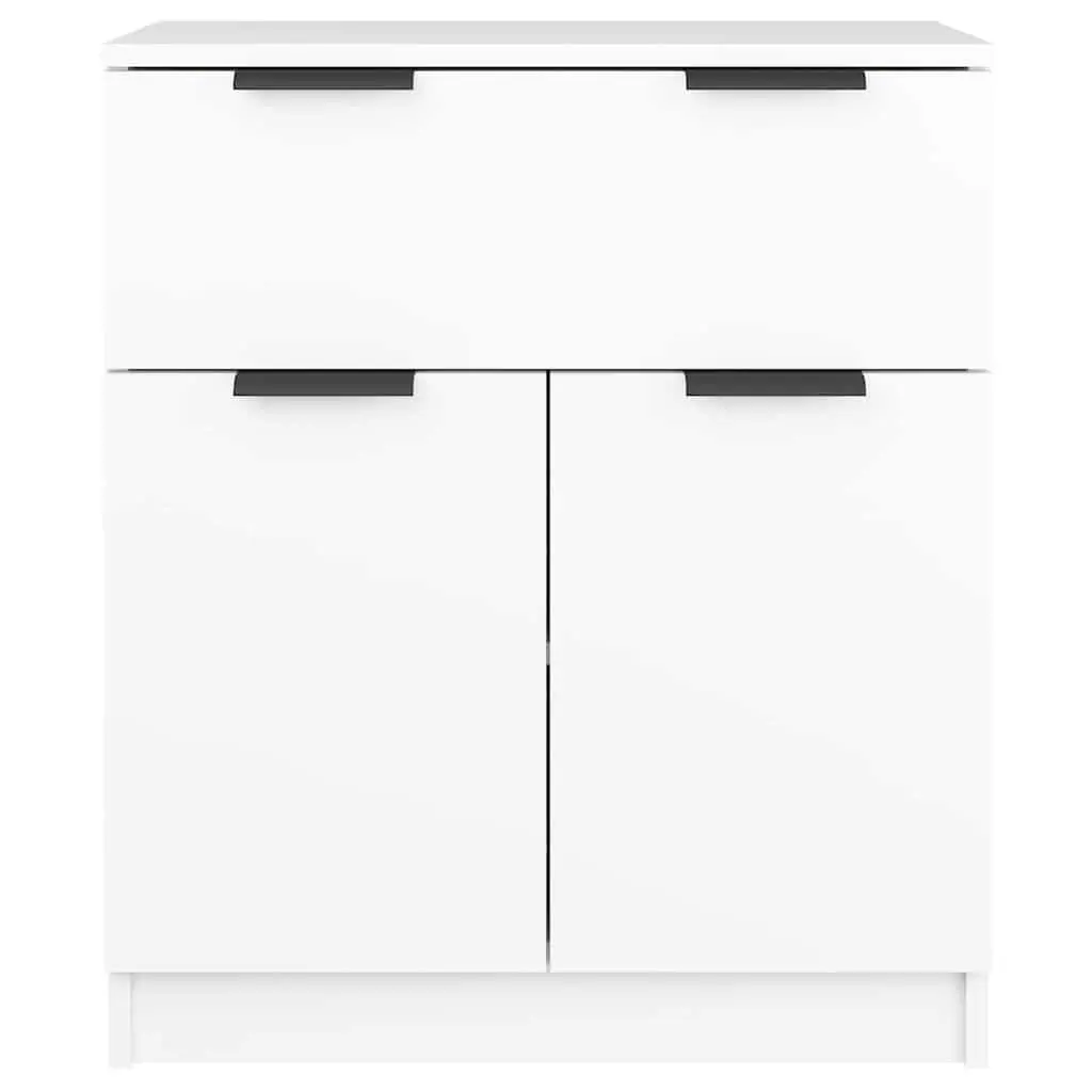 Sideboard Storage Cabinet with Drawer and Doors 60x30x70 cm White