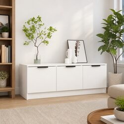 Engineered Wood TV Storage Cabinet 102x35x36.5 cm White