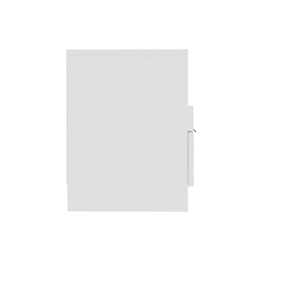 TV Cabinet Engineered Wood Ample Storage White 150 x 33.5 x 45 cm