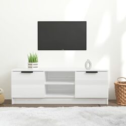 Modern White High Gloss TV Cabinet for Stylish Décor