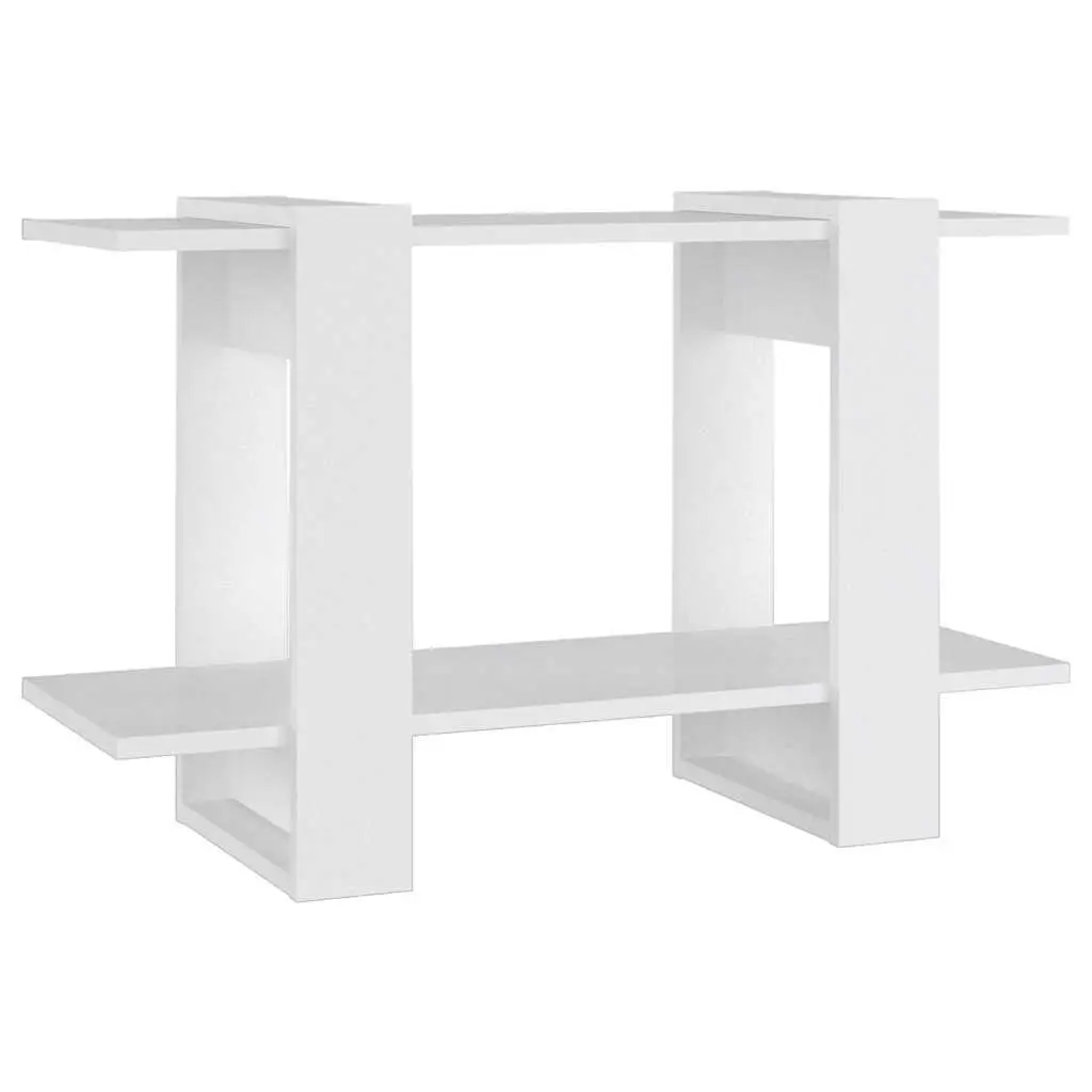 Book Cabinet Room Divider Storage Organiser 80cm White