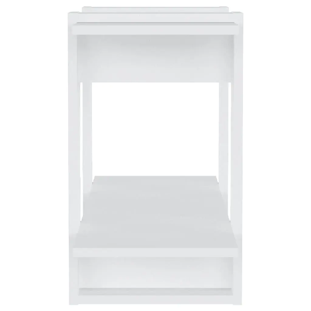 Book Cabinet Room Divider High Gloss White 80 x 30 x 51 cm