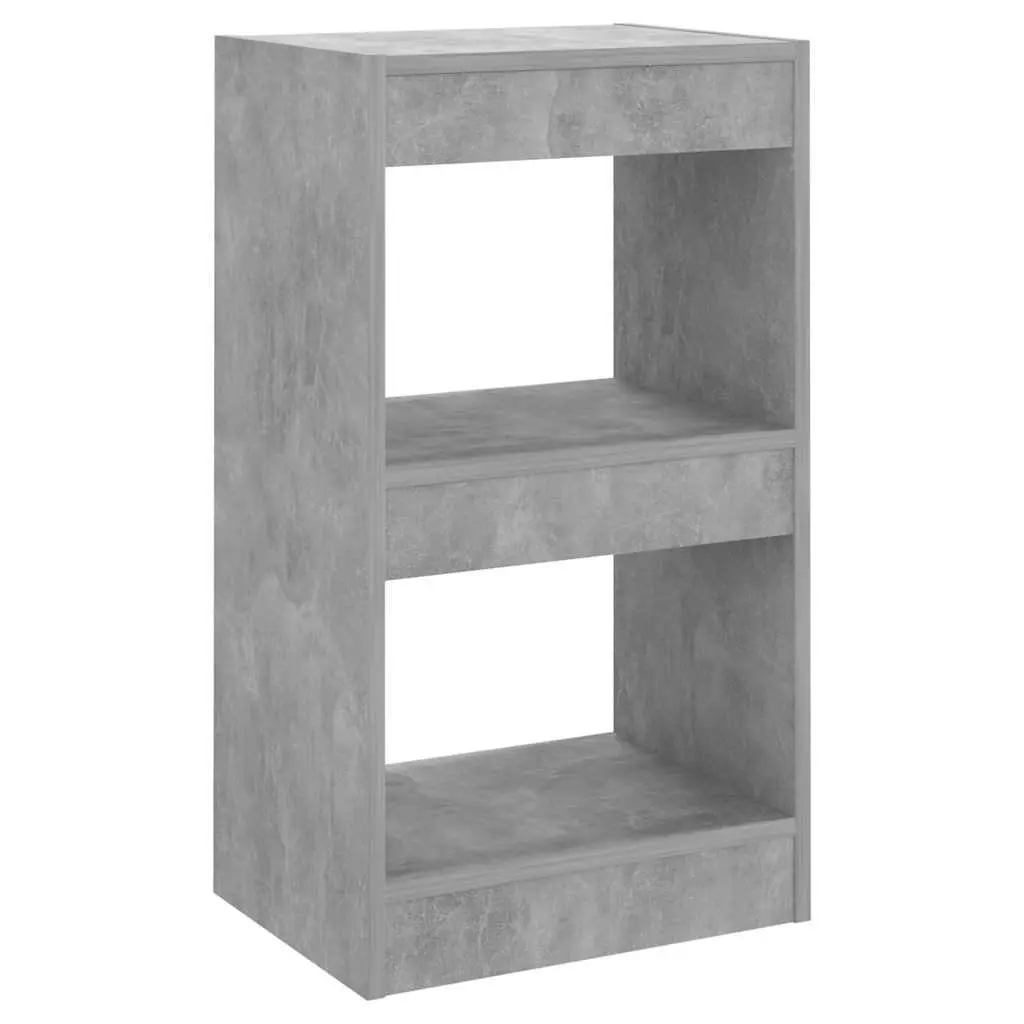 Book Cabinet Room Divider Storage Unit 40 x 30 x 72 cm Grey