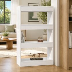 Book Cabinet Room Divider with Sturdy Construction
