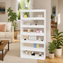 Engineered Wood Book Cabinet 100x30x198 cm Room Divider