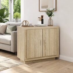 Engineered Wood Sideboard in Sonoma Oak 80x40x75 cm