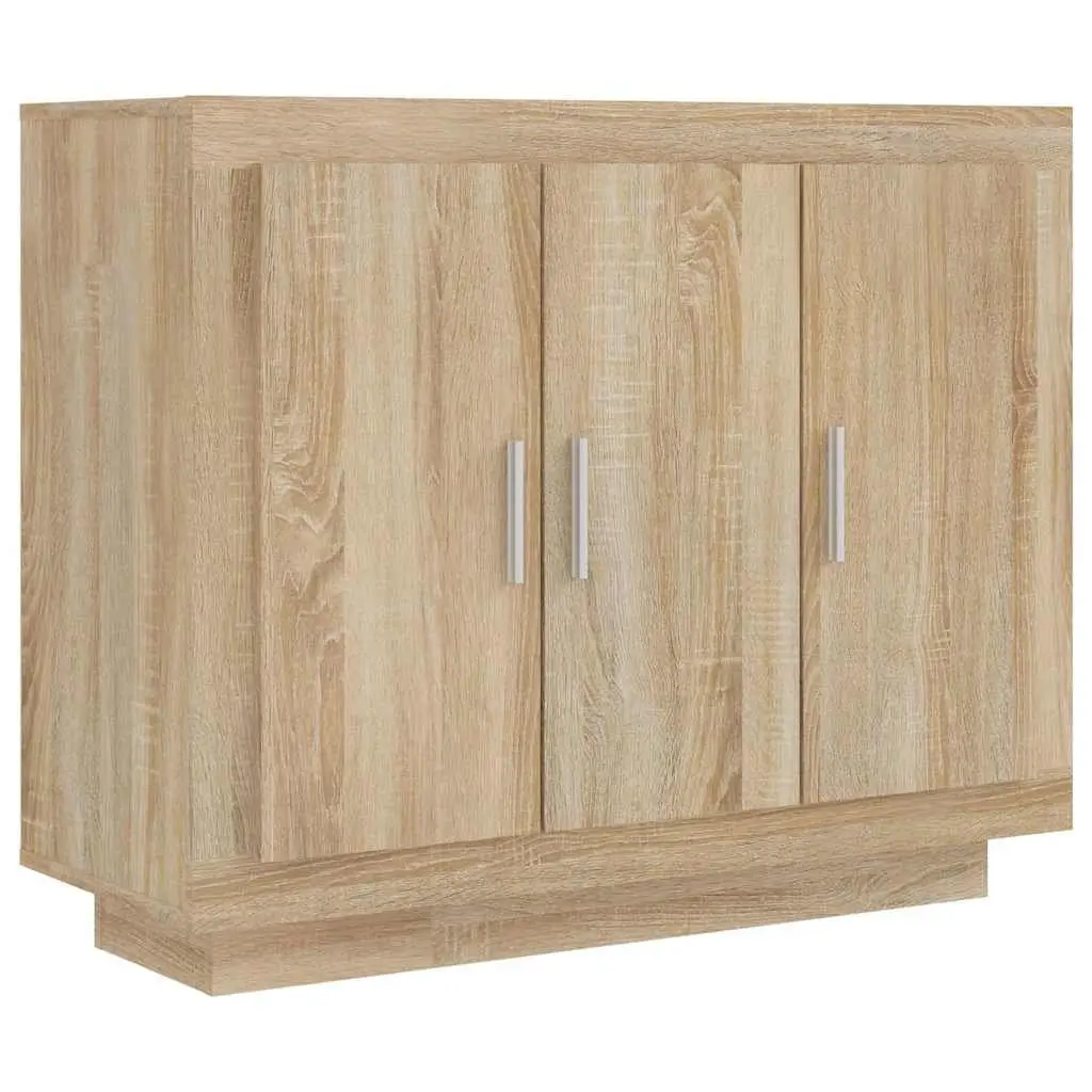 Sideboard Cabinet Storage Furniture Brown 92x35x75 cm