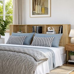 Modern Brown Headboard Cabinet for Stylish Bedrooms